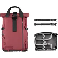 WANDRD PRVKE Photo Bundle Rucksack V4 - Rhone Burgundy - 31L