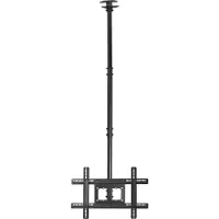 Aisens Soporte Techo Giratorio Inclinable Extensible Monitor TV 50kg 37-80 Negro