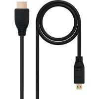 Nanocable HDMI 0.8m HDMI-Kabel 0,8 m HDMI Typ A (Standard) HDMI Typ D (Mikrofon) Schwarz