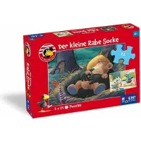 Huch Der kleine Rabe Socke - Puzzle 1. 2 Puzzle mit 24 Teilen