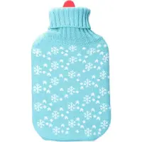 EDM White Flakes Rechargeable Hot Water Bag 2l Blau