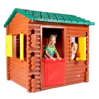Little Tikes Log Cabin, Standspielhaus, 1,5 Jahr(e), Braun, Grün, Rot, Gelb