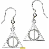 Carat Shop Harry Potter boucles d'oreilles Drop Reliques de la Mort with Crystals (argent sterling)