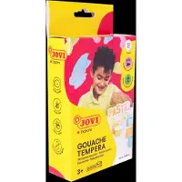 Jovi Temperafarben Set Pastell, 6 Dosen in Kartonverpackung