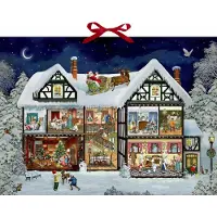Sonstige Verlage Wand-Adventskalender - Im Adventshaus