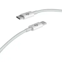 Subblim SUBCAB-C10011, 2 m, USB C, USB C, USB 2.0, 0,48 Gbit/s, Weiß
