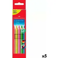 Faber-Castell Buntstifte Neon Bunt (5 Stück)