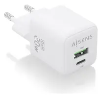 Aisens Asch-20w2p010-w Usb-a- Und Usb-c-wandladegerät Durchsichtig Durchsichtig One Size