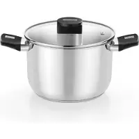 Monix M240222, Edelstahl, Edelstahl, Liter, Schwarz, Bakelit, Edelstahl