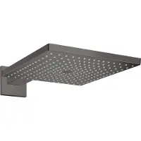 Hansgrohe Raindance E Kopfbrause 300 1jet EcoSmart mit Brausearm, Brushed Black Chrome