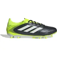 Adidas Fußballschuh PERFORMANCE "COPA PURE 3 LEAGUE FG/MG", Damen, Gr. 41, weiß (core schwarz, cloud weiß, lucid lemon), Synthetik, Schuhe Fußballschuh, geeignet für Rasen- und Kunstrasenplätze