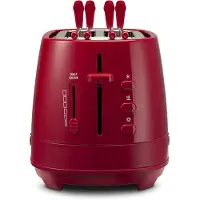 De'Longhi De’Longhi CTLAP2203.R, 2 Scheibe(n), Rot, Tasten, Niveau, 550 W, 180 mm, 300 mm