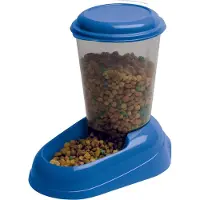Ferplast Blauer Plastik-Hunde fütterer 3L
