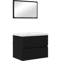 vidaXL Badezimmermöbel-Set 3 stk. Artisan-Eiche 61 x 39 x 45 cm