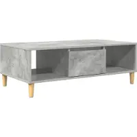 vidaXL Couchtisch Betongrau 102 x 55 x 35 cm Holzwerkstoff