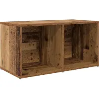 vidaXL TV-Schrankset Wandmontiert Braun 72 x 35 x 37 cm Holzwerkstoff