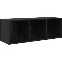 vidaXL TV-Schrankset Schwarz 72 x 35 x 37 cm Holzwerkstoff
