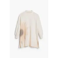 Desigual Sweatshirt Flor 25WWSK10 Écru Loose Fit