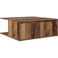 vidaXL Couchtisch Altholz 80 x 80 x 31 cm Holzwerkstoff