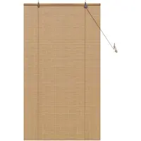 vidaXL Rollo Braun 90 x 160 cm Bambus