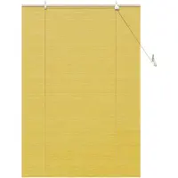 vidaXL Rollo Gelb 100 x 160 cm Bambus