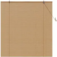 vidaXL Rollo Braun 140 x 160 cm Bambus