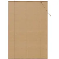 vidaXL Rollo Braun 140 x 220 cm Bambus