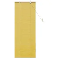vidaXL Rollo Gelb 60 x 160 cm Bambus