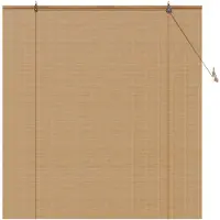 vidaXL Rollo Braun 150 x 160 cm Bambus