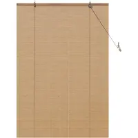 vidaXL Rollo Braun 100 x 160 cm Bambus