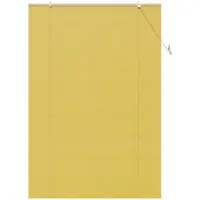 vidaXL Rollo Gelb 150 x 220 cm Bambus