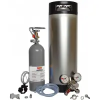 Ich-zapfe Komplett Druckfass Set - 19L Soda-KEG + CO2 Flasche + Manometer + Anschlüsse
