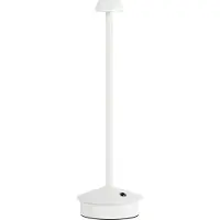 Idena LED-Tischleuchte Akku weiss 29cm dimmbar Innen