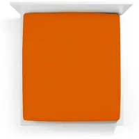 Bella Donna Bella-Donna Jersey Spannbettlaken 90x190 - 100x220 cm | cayenne - orange