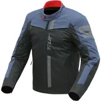 T-ur Tasmania Hydroscud Jacke Schwarz Blau 2-Lagen Genehmigt größe XL