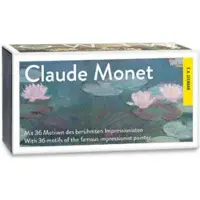 Gedächtnisspiel Claude Monet: Impressionismus – Monets beliebteste Werke, Sprachen Deutsch, Englisch, inkl. 1 Buch