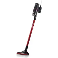 Ariete 2358/00, 2-in-1-Stabstaubsauger, Beutellos, Rot, 0,5 l, Rechteckig, Aluminium