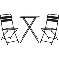 House Doctor Helo Bistro-Set schwarz
