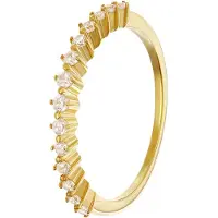 Trendor 28855 Damenring Gold 333/8K mit Zirkonias