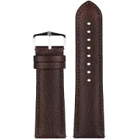 Hirsch 01502110-2-18 Lederband für Uhren Kansas M 18 mm Braun