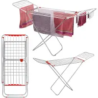 Kadax Wäscheständer "Macau", großer Trockner mit zwei klappbaren Flügeln, 175 cm