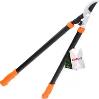Kadax Astschere "Ahola", Baumschere für hartes Holz, Heckenschere, schwarz/orange, 74 cm