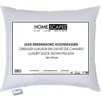Homescapes KOPFKISSEN 60/70 cm, Daunenkissen medium-weich