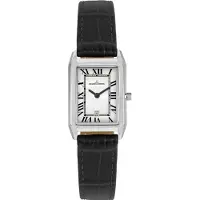 Jacques Lemans 1-2189.1N Damen-Armbanduhr Quarz Torino Rechteckig Schwarz