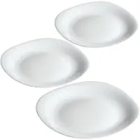 Kadax Speisetellerplatten 28cm Weiß 3 Stk
