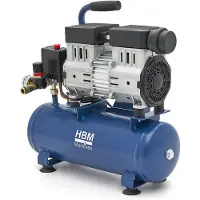 HBM ölfreier Flüsterkompressor, 8 Liter