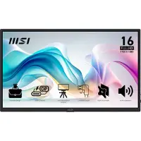 MSI PRO MP165 E6, 39,6 cm (15.6"), LED, 1920 x 1080 Pixel, Full HD, 16:9, 4 ms
