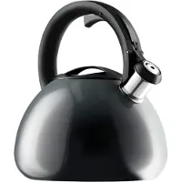 Kadax Wasserkocher mit Pfeife, Gas-Induktion, Stahl, 2,6 l