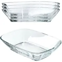 Kadax Glas Salatschüssel 230ml Snackschale 4-tlg