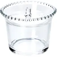 Kadax Zuckerdose, Zuckerdose mit Deckel, Zuckerbehälter aus Glas, elegant